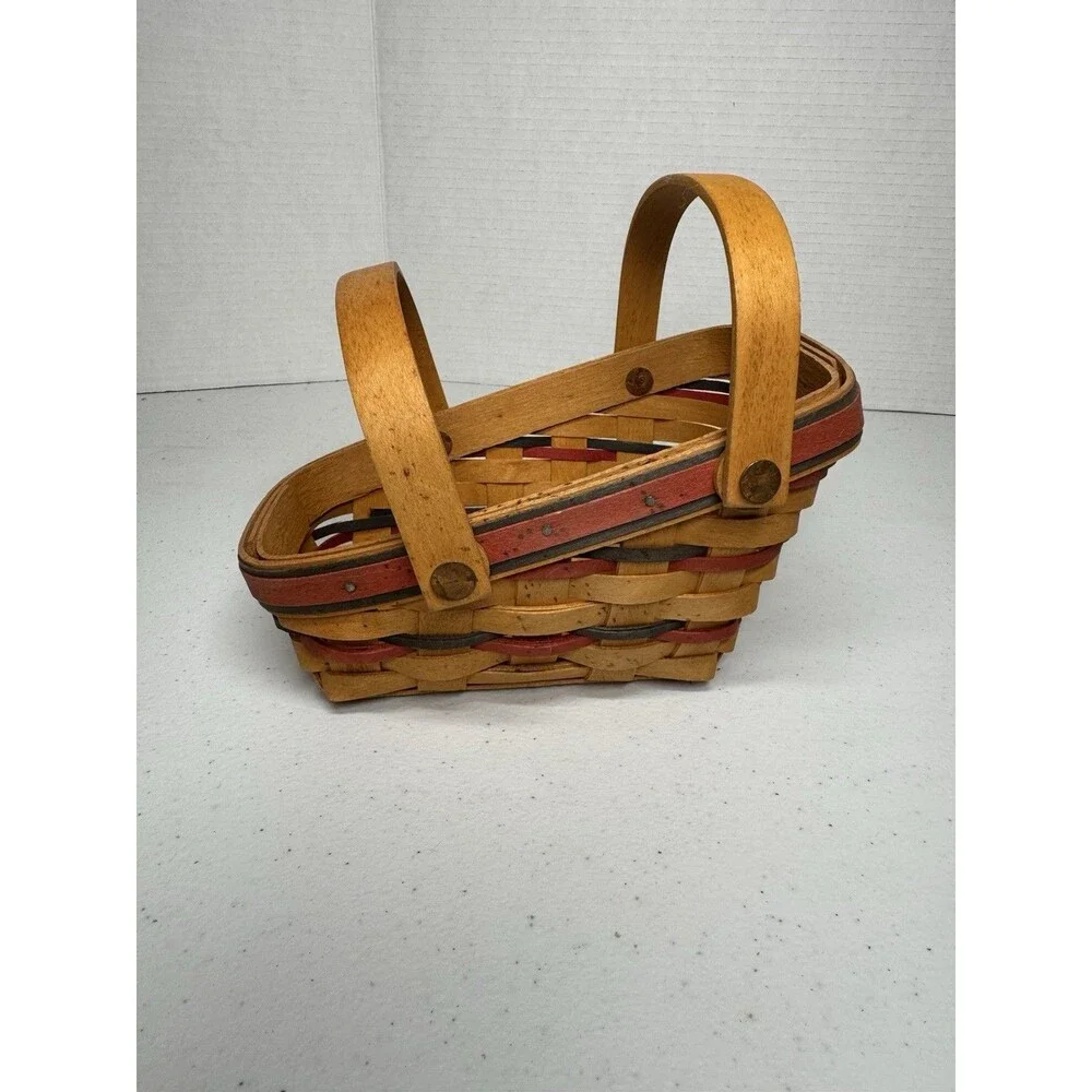 Longaberger Mini Vegetable Basket All American 1996